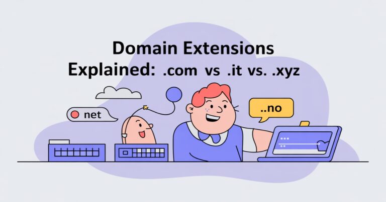 Domain Extensions Explained: .com vs. .net vs. .io vs. .xyz