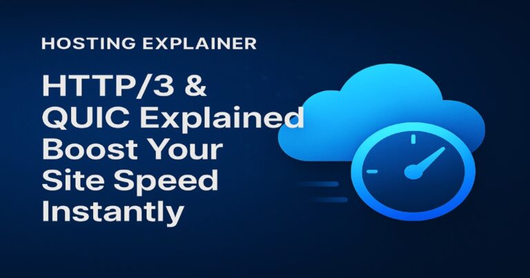 HTTP/3 & QUIC Explained: Boost Your Site Speed Instantly