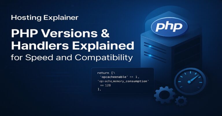 PHP Versions & Handlers Explained for Speed and Compatibility